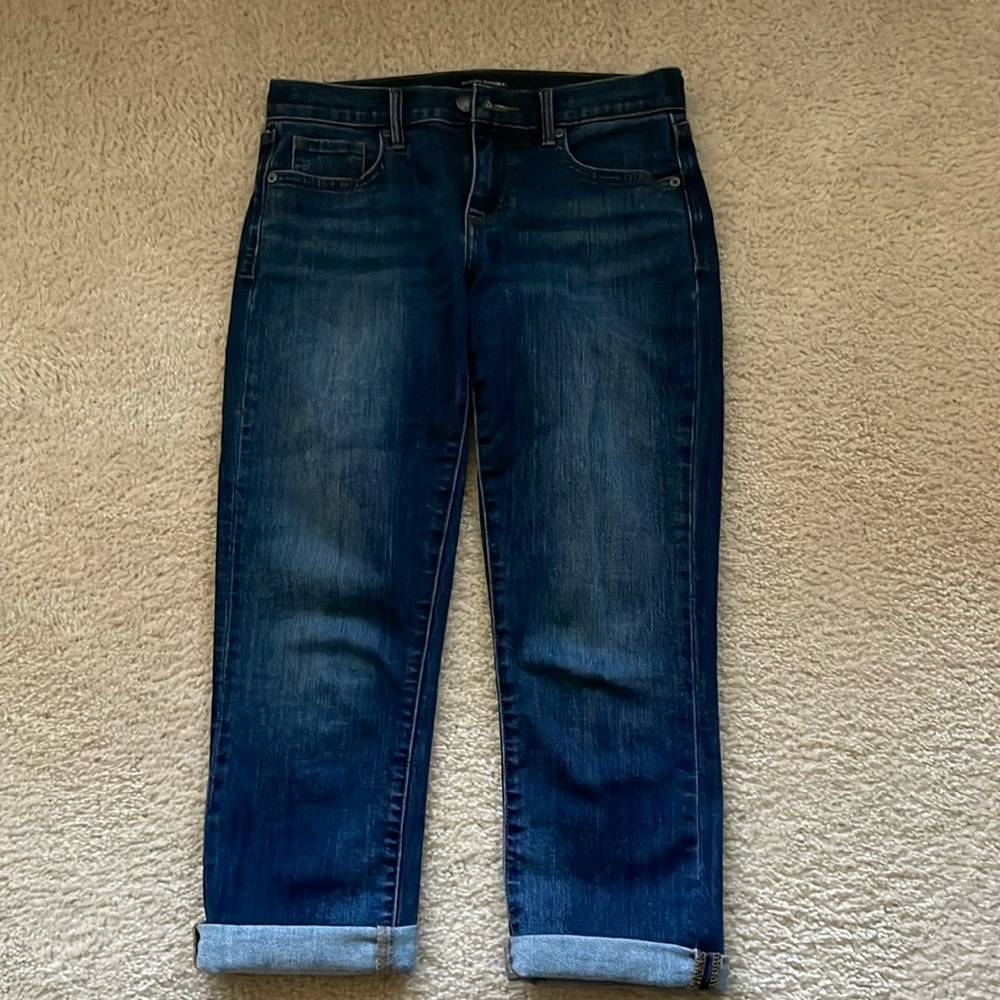 Banana Republic girlfriend crop jeans